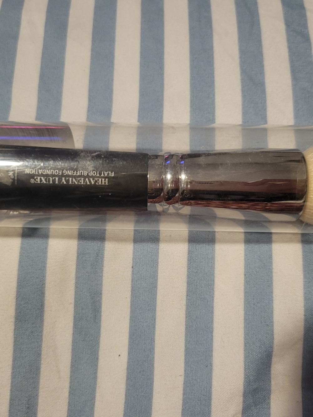 Heavenly Luxe Flat Top Buffing Foundation Brush - Black/Silver
